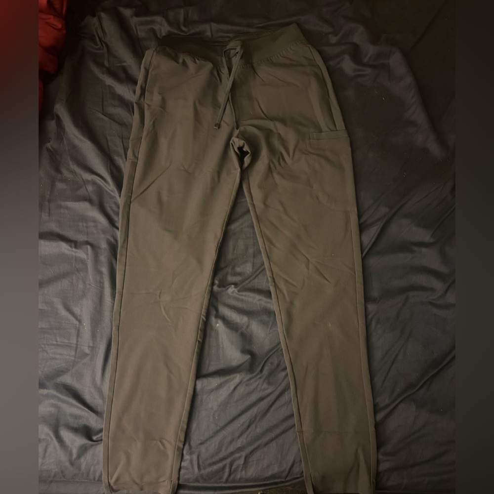 Grey slim scrubs